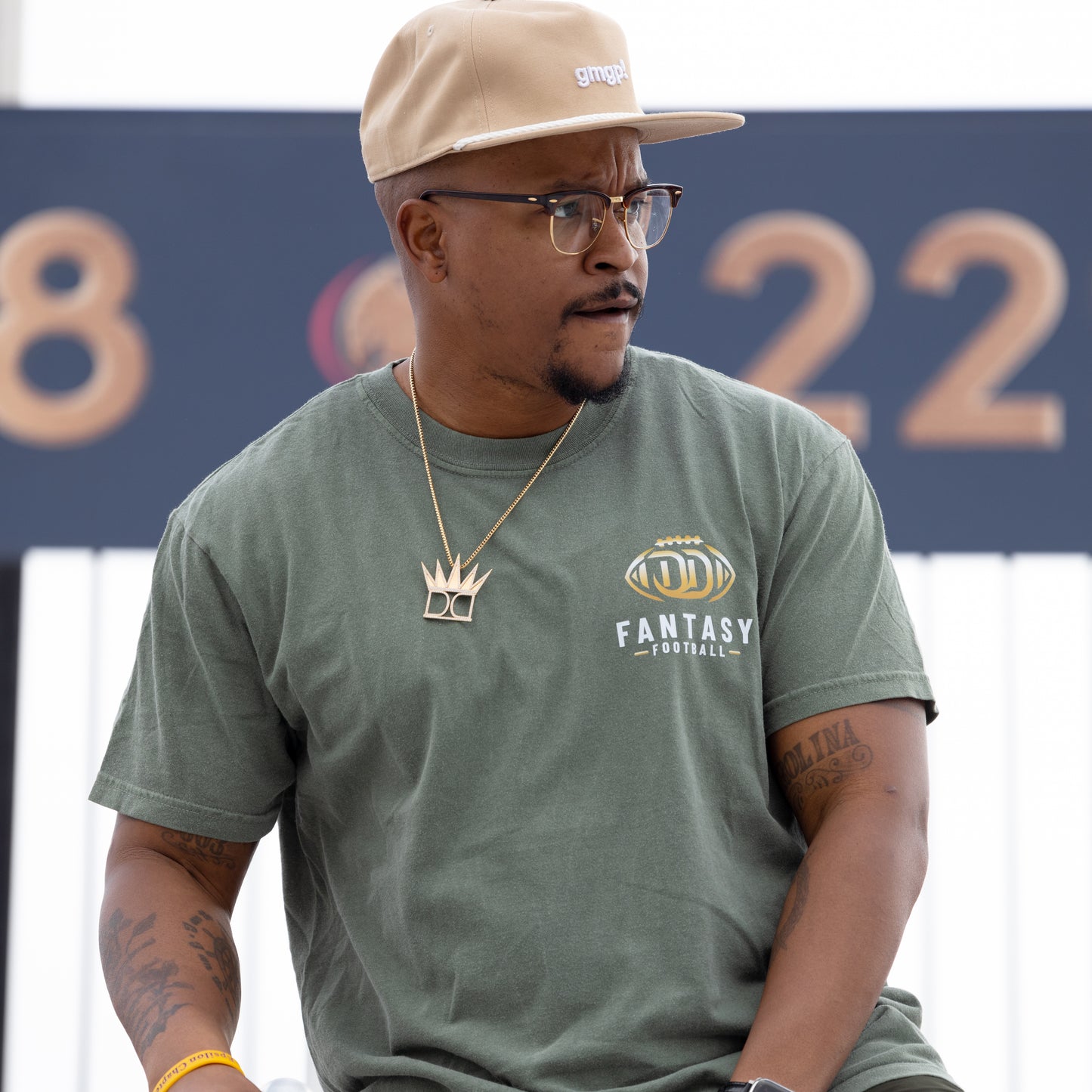 DD Logo Army Green T-Shirt 