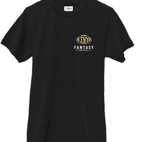DD Fantasy Football Heavyweight T-Shirt - Black